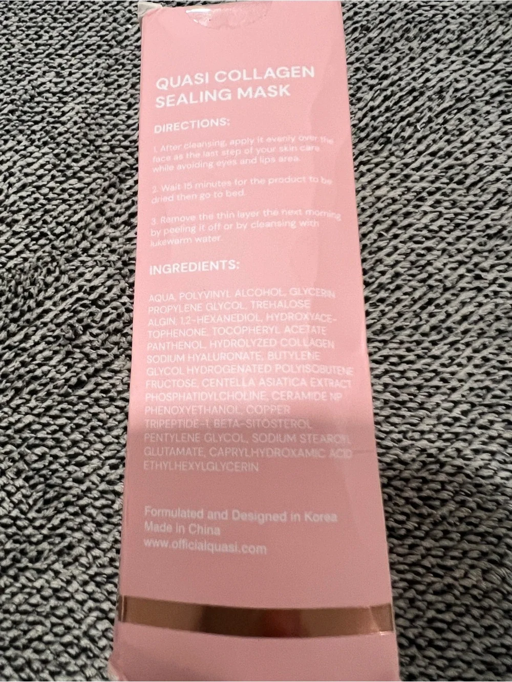 Collagen Sealing Mask with Applicator